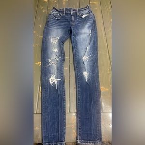 BKE Stella Skinny Ankle Jeans Dark Wash Size 24